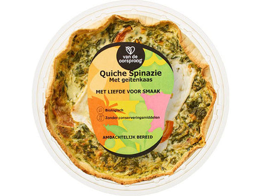 Quiche Geitenkaas Spinazie