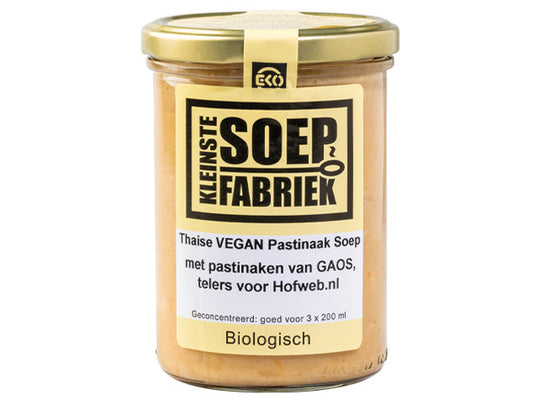 'No Waste' Thaise vegan Pastinaak Soep