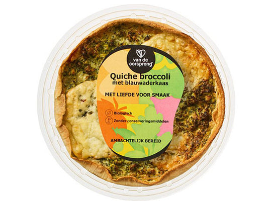 Quiche met Broccoli en Blauwaderkaas
